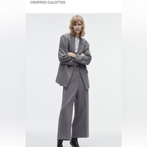 Set of two Zara wide leg trousers